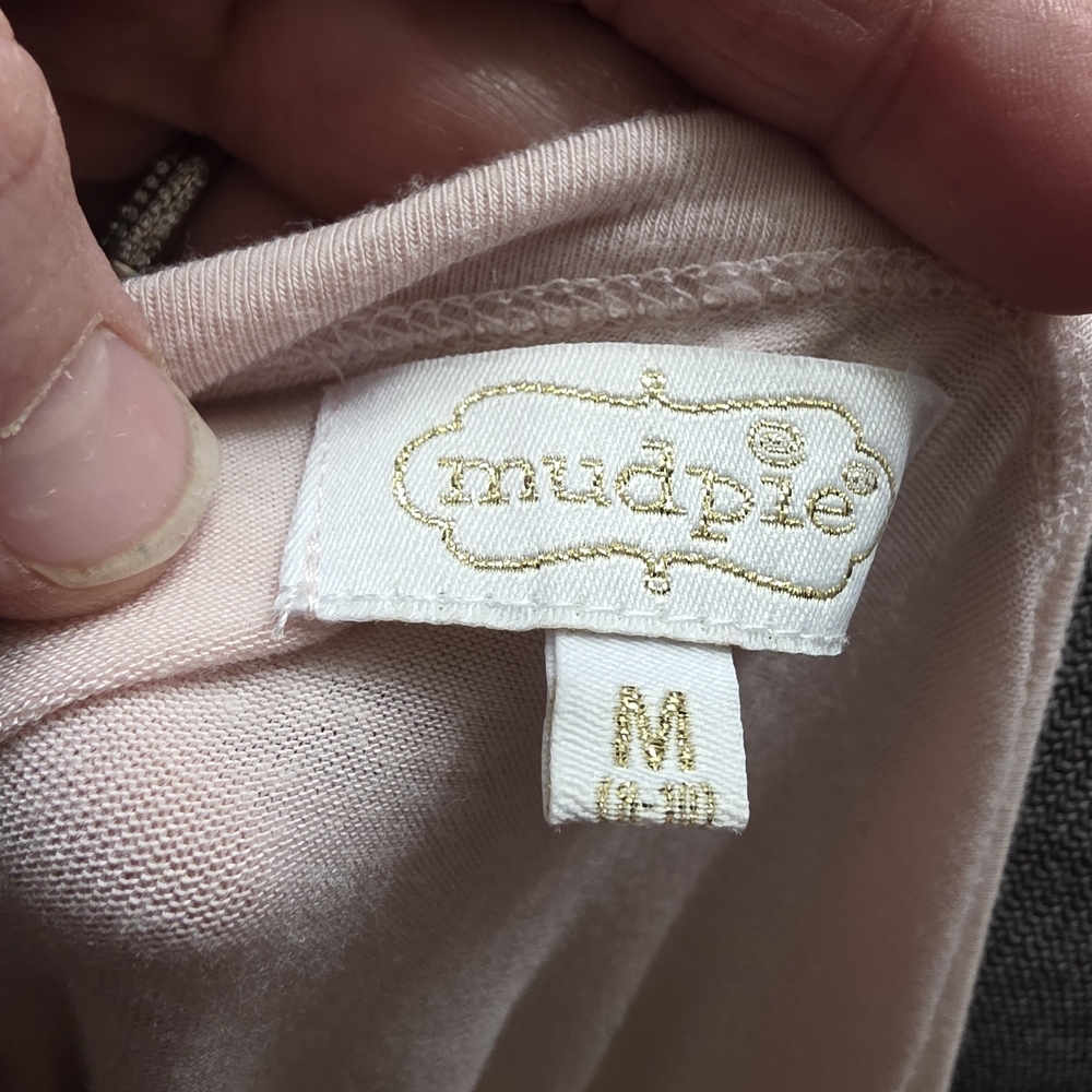 Mud Pie Pink Peplum T-Shirt Size Medium - Picture 5 of 7